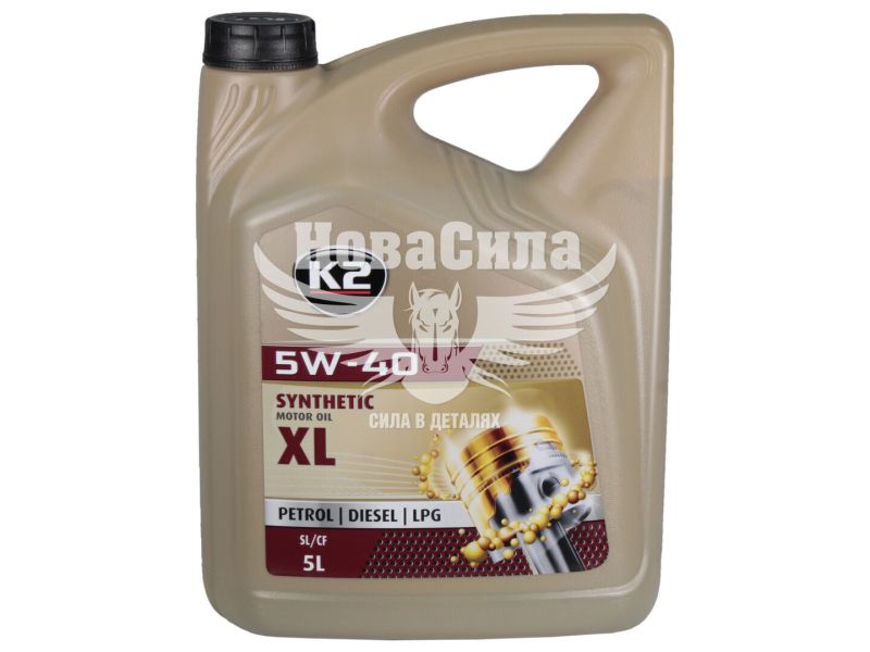 Моторна олива бензин, дизель 5W-40 (K2) XL SL/CF/CF-4 5л. (O1105E)