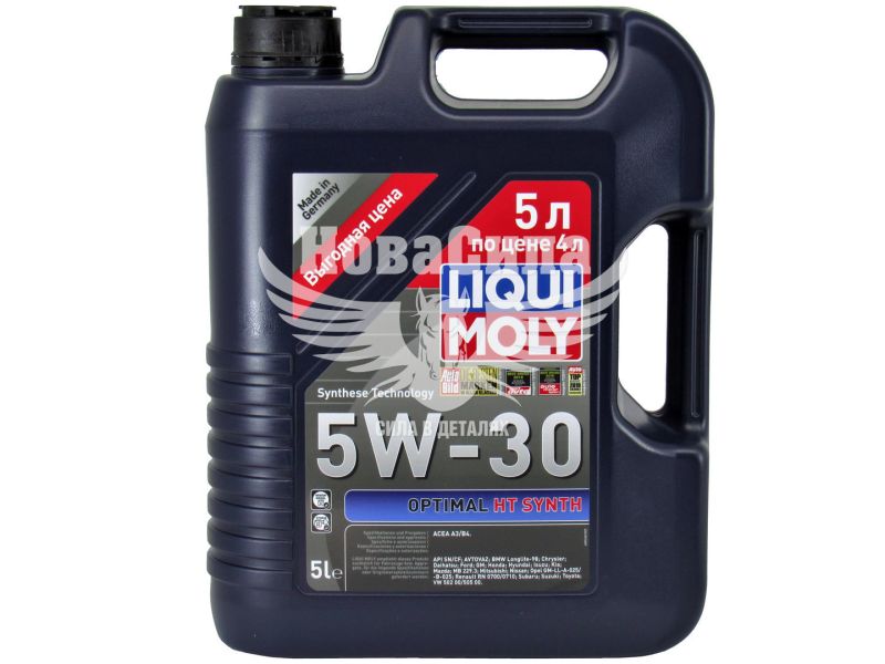 Моторна олива бензин, дизель 5W-30 (Liqui Moly) Optimal HT Synth 5л. (39010)