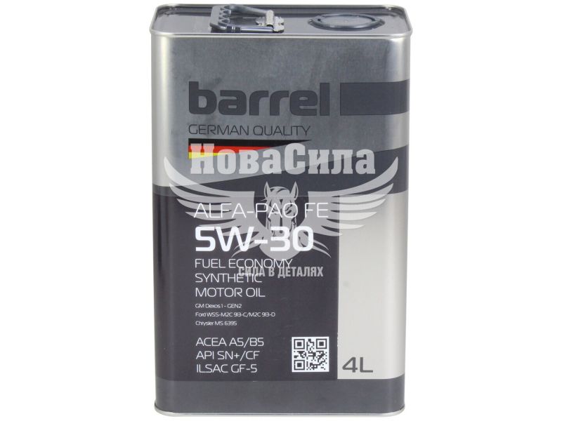 Моторна олива бензин, дизель 5W-30 (Barrel) FE 4л. (48021044871)
