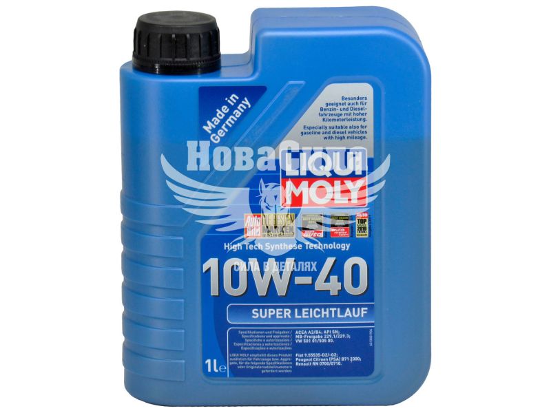 Моторна олива бензин, дизель 10W-40 (Liqui Moly) Super Leichtlauf 1л. (1928)