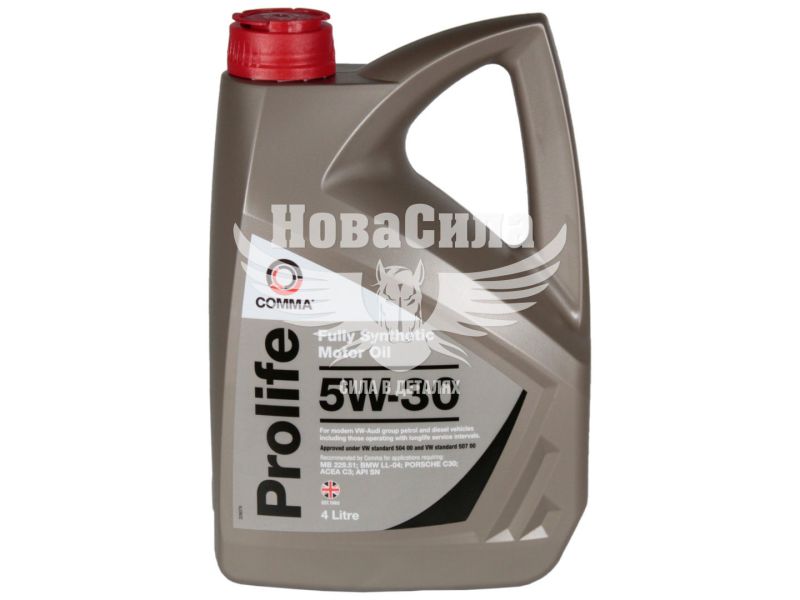 Моторна олива бензин, дизель 5W-30 (Comma) PROLIFE 4л. (PRO4L)
