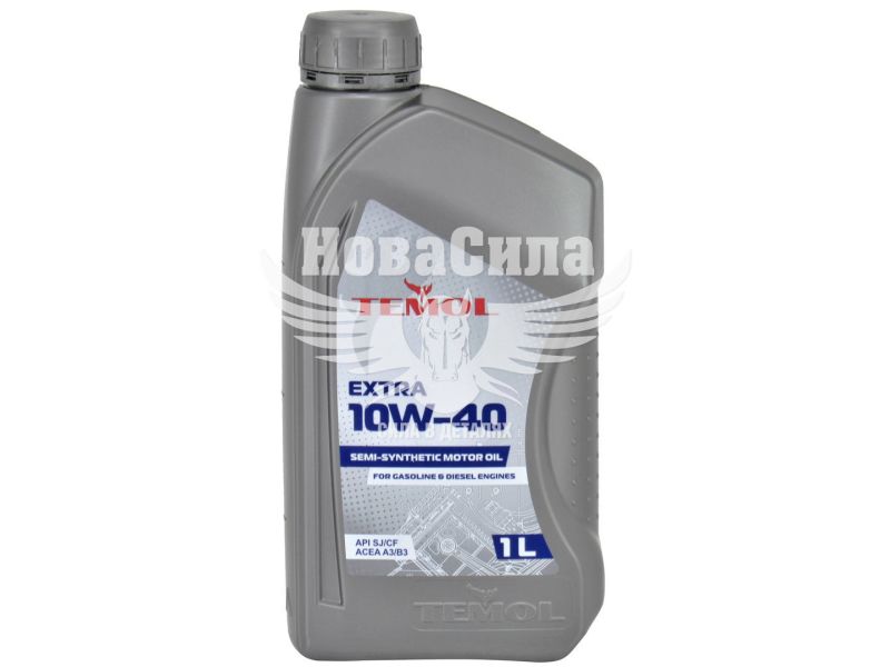 Моторна олива бензин, дизель 10W-40 (Temol) Extra 1л. (T-E10W40-1L)