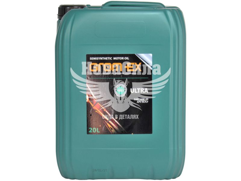 Моторна олива бензин, дизель 10W-40 (Grom-EX) Ultra 20л.