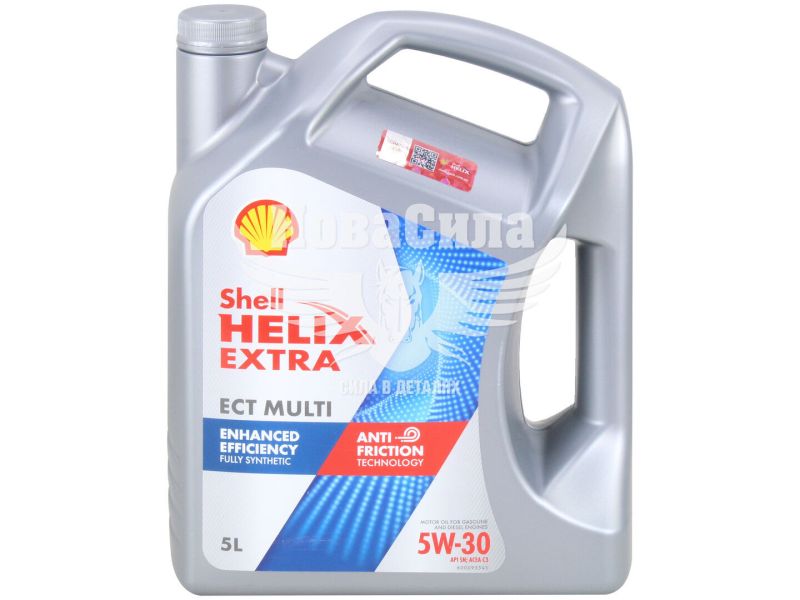 Моторна олива бензин, дизель 5W-30 (Shell) Helix Ultra ECT MULTI 5л. (ТОВ-У513892)