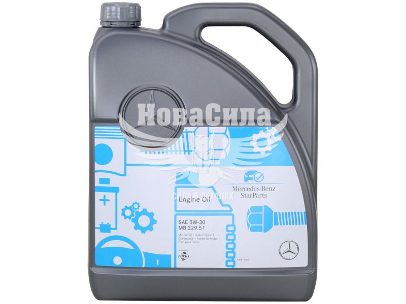 Моторна олива бензин, дизель 5W-30 (MB Original) MB 229.51 5л. (000989940213)