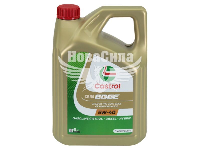 Моторна олива бензин, дизель 5W-40 (Castrol) EDGE Titanium FST C3 4л. (1535F3)