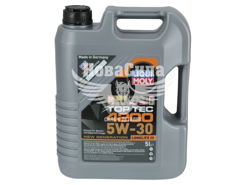 Моторна олива бензин, дизель 5W-30 (Liqui Moly) Tор Tес 4200 5л. (8973)