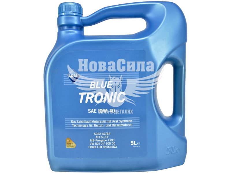 Моторна олива бензин, дизель 10W-40 (Aral) BlueTronic 5л. (1529FA)