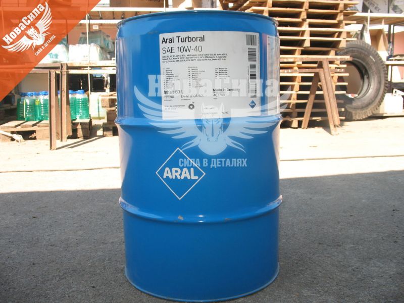 Моторна олива бензин, дизель 10W-40 (Aral) Turboral 60л. (15BCD4)
