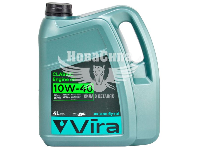 Моторна олива бензин, дизель 10W-40 (Vira) Classic SG/CF 4л. (VI0322)