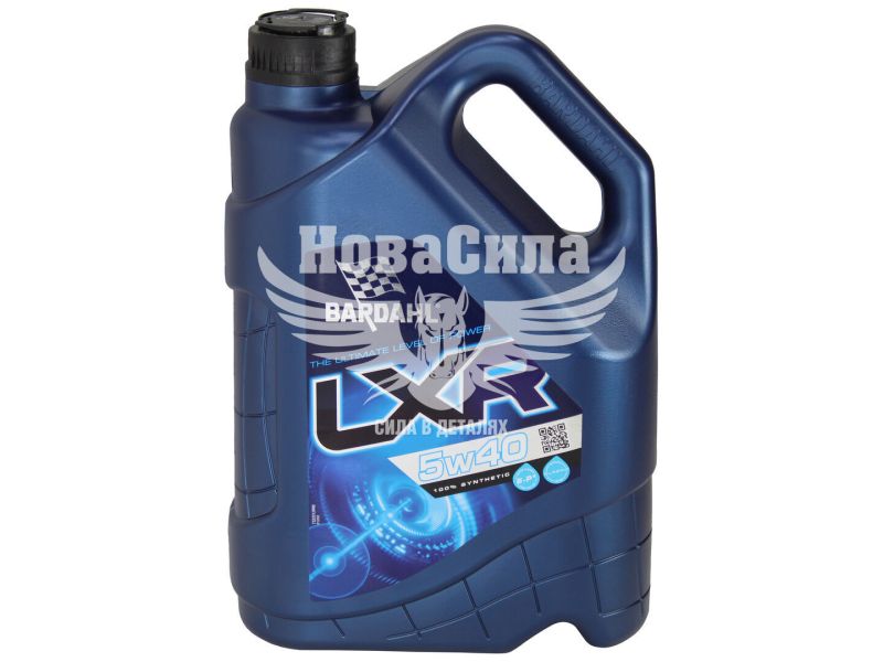 Моторна олива бензин, дизель 5W-40 (Bardahl) PLASMA LXR A7/B7 5л. (33123)