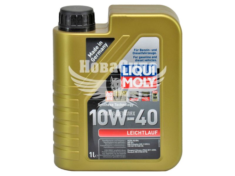 Моторна олива бензин, дизель 10W-40 (Liqui Moly) Leichtlauf 1л. (9500)