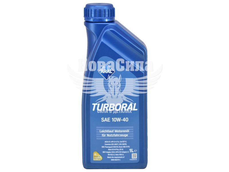 Моторна олива бензин, дизель 10W-40 (Aral) Turboral 1л. (15BCCA)