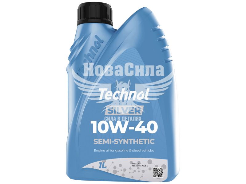 Моторна олива бензин, дизель 10W-40 (Technol) Silver 1л. (TL90809)