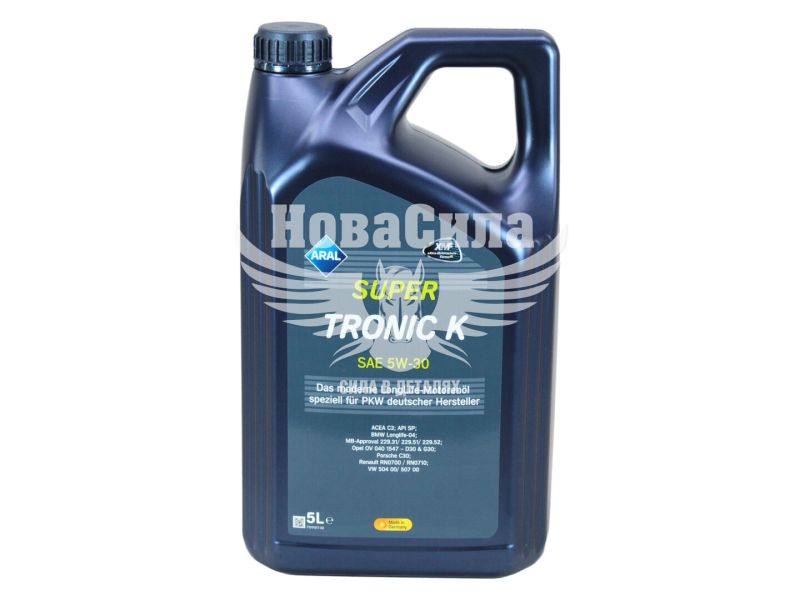 Моторна олива бензин, дизель 5W-30 (Aral) SuperTronic K 5л. (15F477)