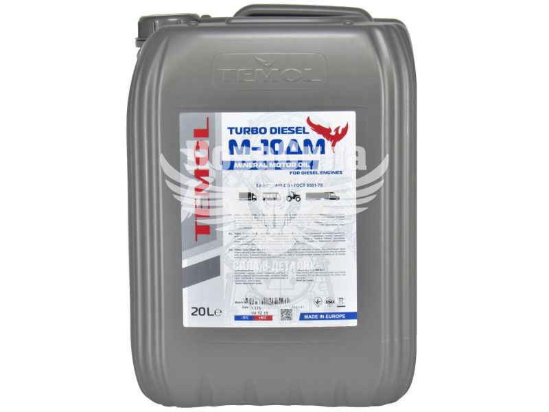 Моторна олива дизель SAE 30 (Temol) М-10ДМ 20л. (T-TDM10DM-20L)