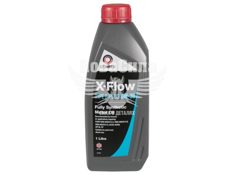 Моторна олива бензин, дизель 5W-30 (Comma) X-FLOW TYPE F PLUS 1л. (XFFP1L)
