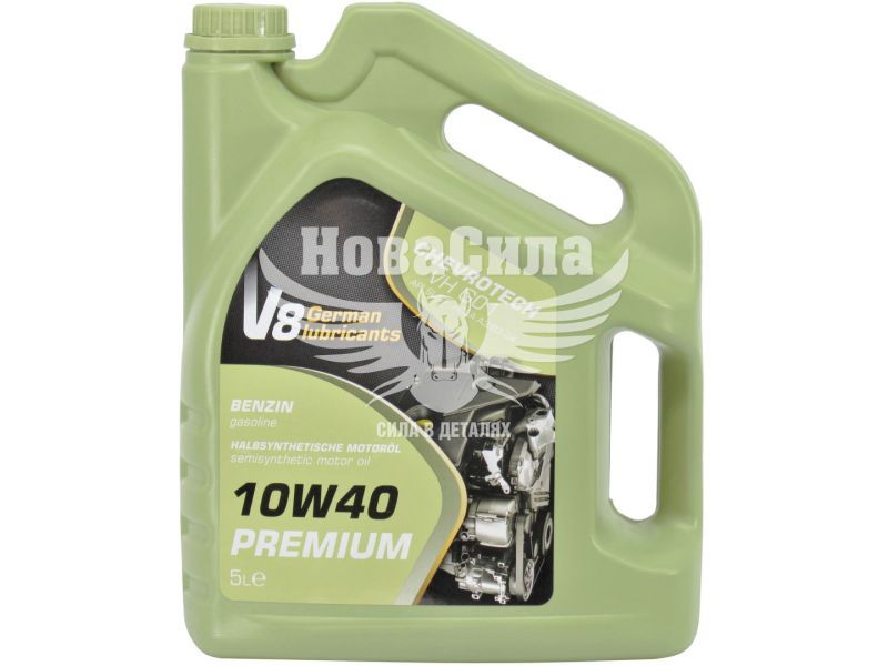 Моторна олива бензин 10W-40 (V8) Premium Benzin 5л.