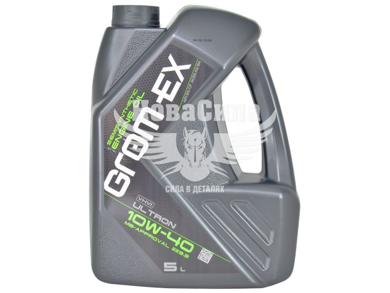 Моторна олива бензин, дизель 10W-40 (Grom-EX) Ultron 5л.