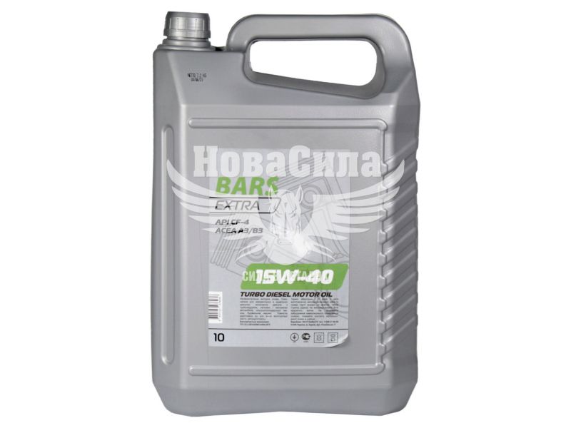 Моторна олива дизель 15W-40 (Bars Extra) Turbo Diesel 10л.