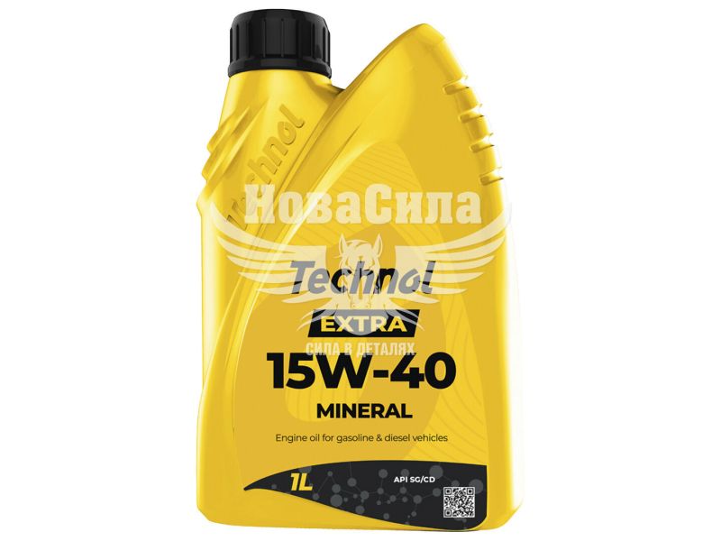 Моторна олива бензин, дизель 15W-40 (Technol) Extra 1л. (TL93060)