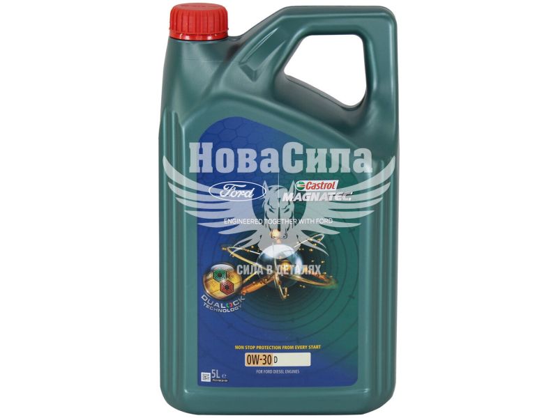 Моторна олива бензин, дизель 0W-30 (Castrol) Magnatec Ford Professional D 5л. (15F60C)