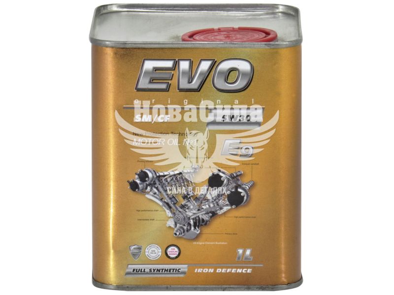 Моторна олива бензин, дизель 5W-30 (EVO) E9 SM/CF 1л. (E9 1L 5W-30)