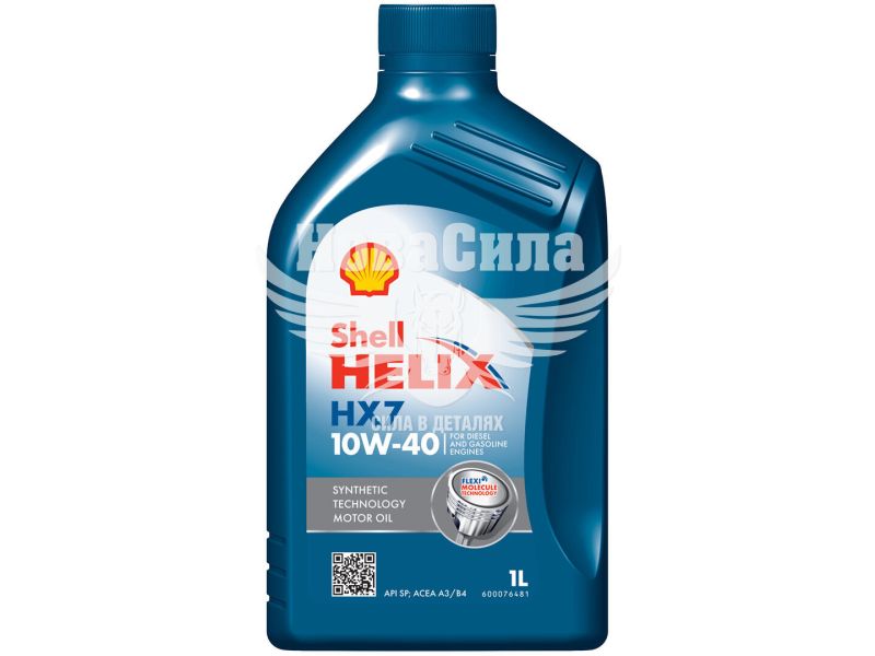 Моторна олива бензин, дизель 10W-40 (Shell) Helix HX7 1л. (ТОВ-У001504)