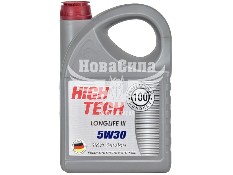 Моторна олива бензин, дизель 5W-30 (Hundert) High Tech Longlife III 4л. (LONGLIFE III)