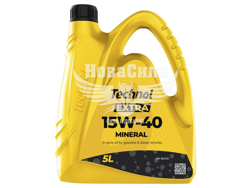 Моторна олива бензин, дизель 15W-40 (Technol) Extra 5л. (TL93084)