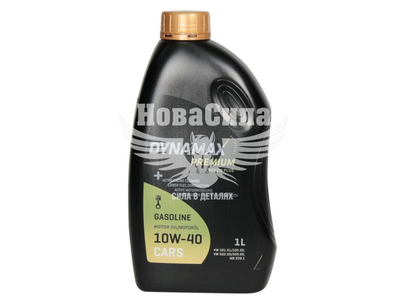 Моторна олива бензин 10W-40 (Dynamax) Benzin Plus 1л. (500031)