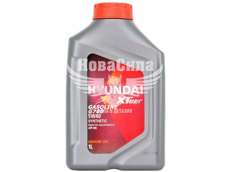 Моторна олива бензин 5W-40 (HYUNDAI XTeer) Gasoline G700 1л. (1011136)