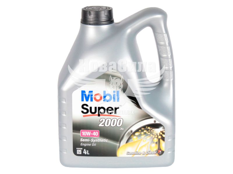 Моторна олива бензин, дизель 10W-40 (Mobil) Super 2000 X1 4л. (152568)