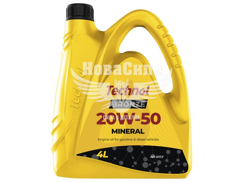 Моторна олива бензин, дизель 20W-50 (Technol) Bronze 4л. (TL91264)