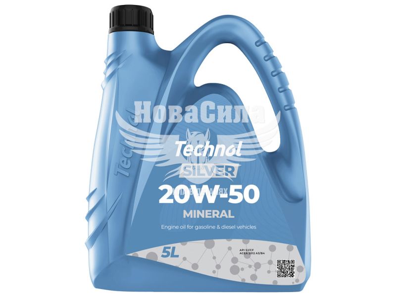 Моторна олива бензин, дизель 20W-50 (Technol) Silver 5л. (TL90304)