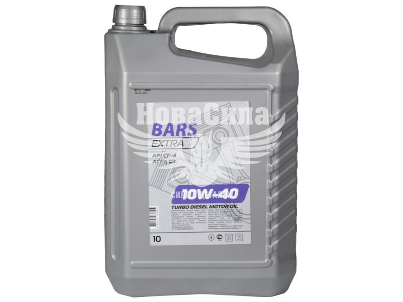 Моторна олива дизель 10W-40 (Bars Extra) Turbo Diesel 10л.