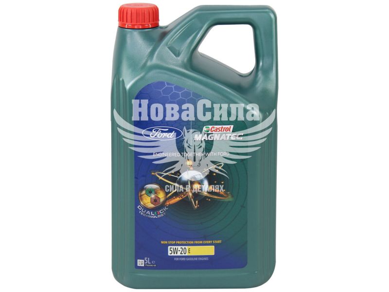 Моторна олива бензин, дизель 5W-20 (Castrol) Magnatec Ford Professional E 5л. (15F8D6)