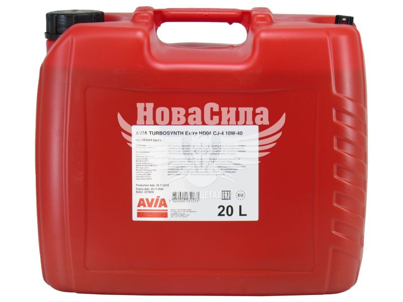 Моторна олива дизель 10W-40 (AVIA) TURBOSYNTH Extra HD04 20л.