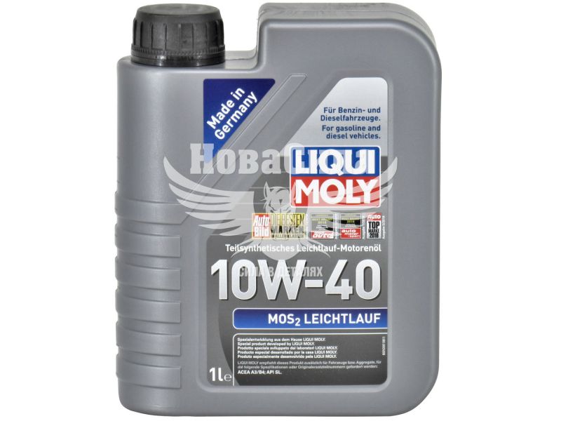 Моторна олива бензин, дизель 10W-40 (Liqui Moly) MoS2 Leichtlauf 1л. (1930)