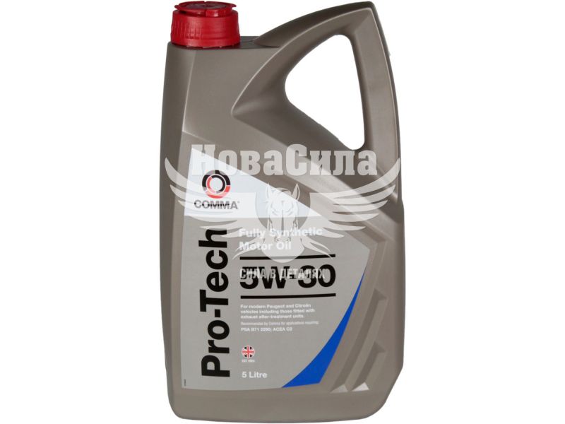Моторна олива бензин, дизель 5W-30 (Comma) PRO-TECH 5л. (PTC5L)