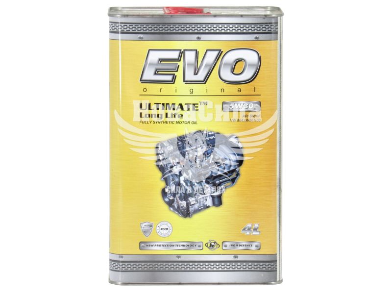 Моторна олива бензин, дизель 5W-30 (EVO) Ultimate LongLife 4л. (U LL 4L 5W-30)