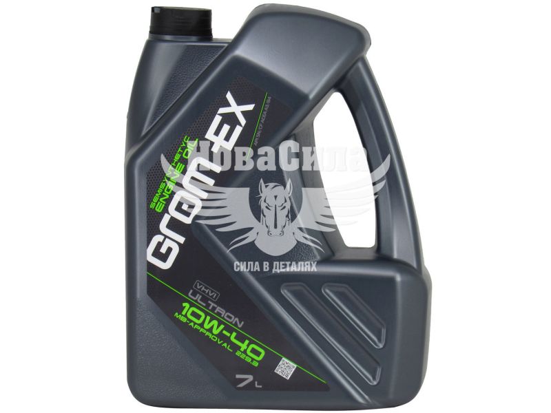 Моторна олива бензин, дизель 10W-40 (Grom-EX) Ultron 7л.