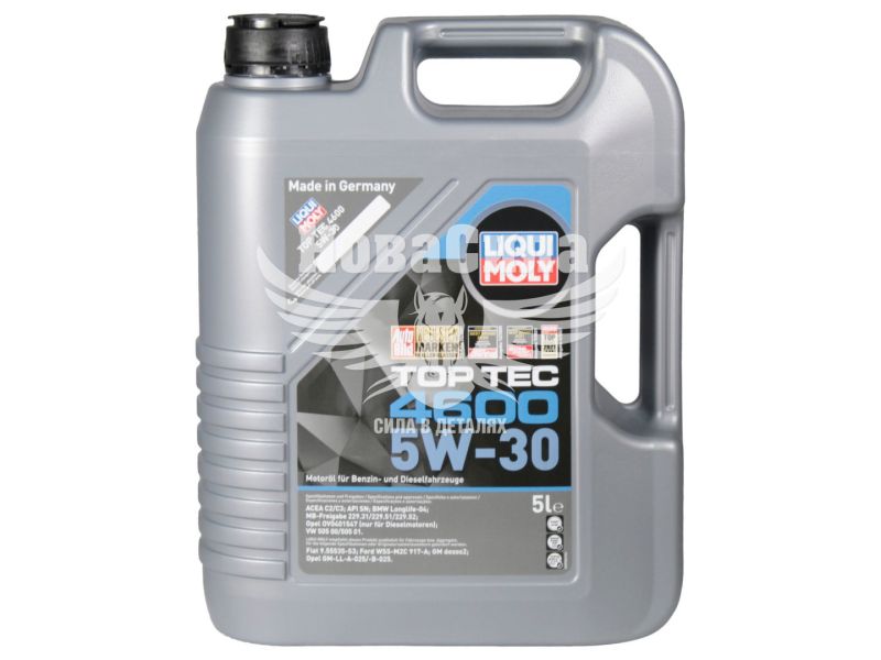 Моторна олива бензин, дизель 5W-30 (Liqui Moly) Top Tec 4600 5л. (8033)