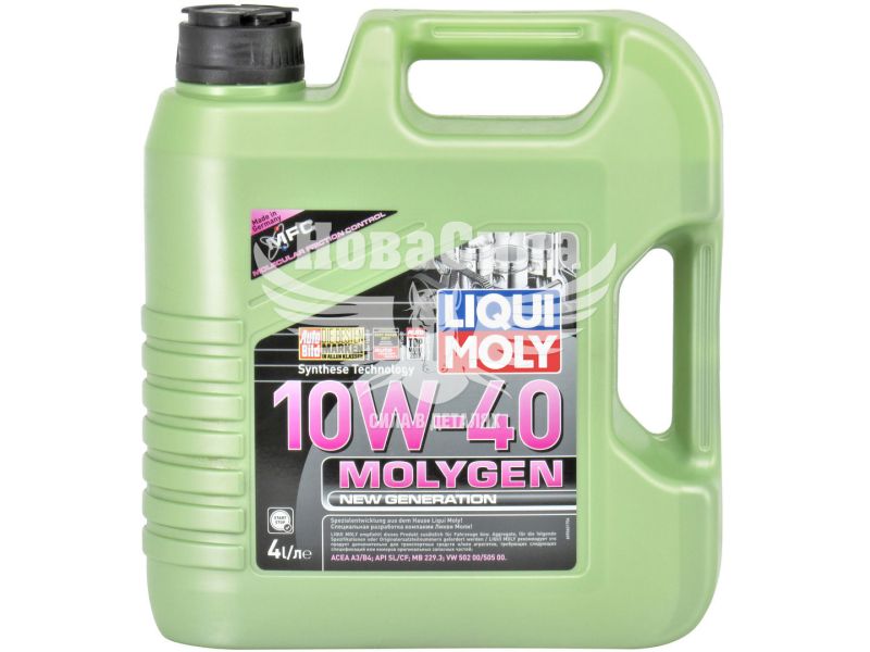 Моторна олива бензин, дизель 10W-40 (Liqui Moly) Molygen New Generation 4л. (9060)