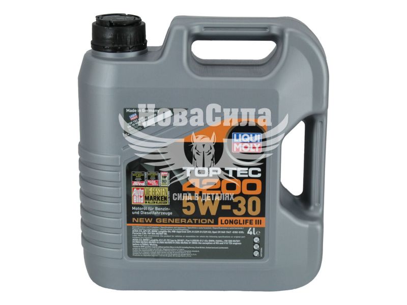 Моторна олива бензин, дизель 5W-30 (Liqui Moly) Tор Tес 4200 4л. (3715)