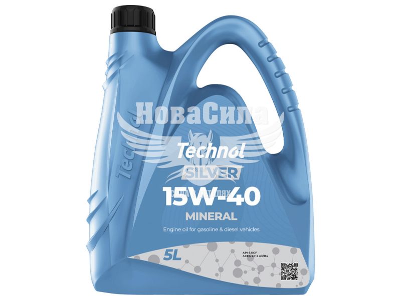 Моторна олива бензин, дизель 15W-40 (Technol) Silver 5л. (TL90199)