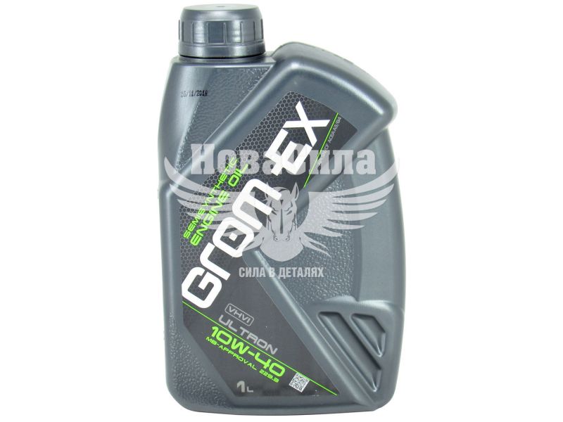 Моторна олива бензин, дизель 10W-40 (Grom-EX) Ultron 1л.