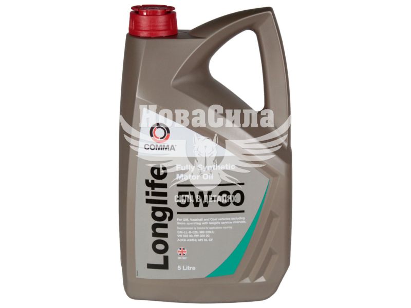 Моторна олива бензин, дизель 5W-30 (Comma) LONG LIFE 5л. (GML5L)