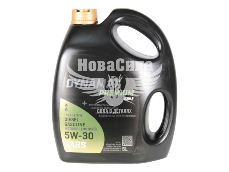 Моторна олива бензин, дизель 5W-30 (Dynamax) Premium Ultra F 5л. (502038)