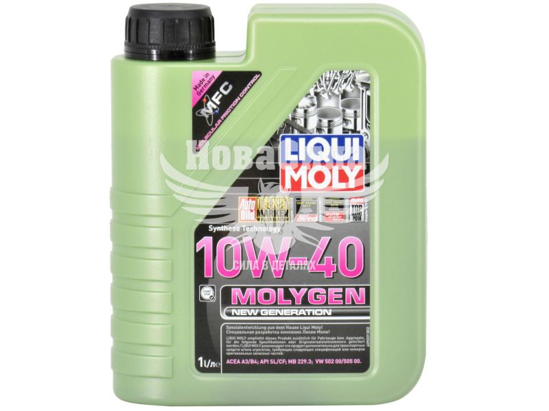 Моторна олива бензин, дизель 10W-40 (Liqui Moly) Molygen New Generation 1л. (9955)